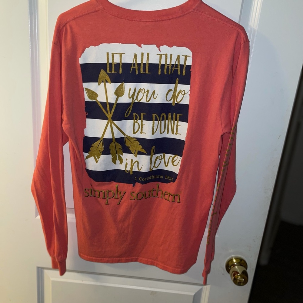 Size M simply southern long sleeve shirt